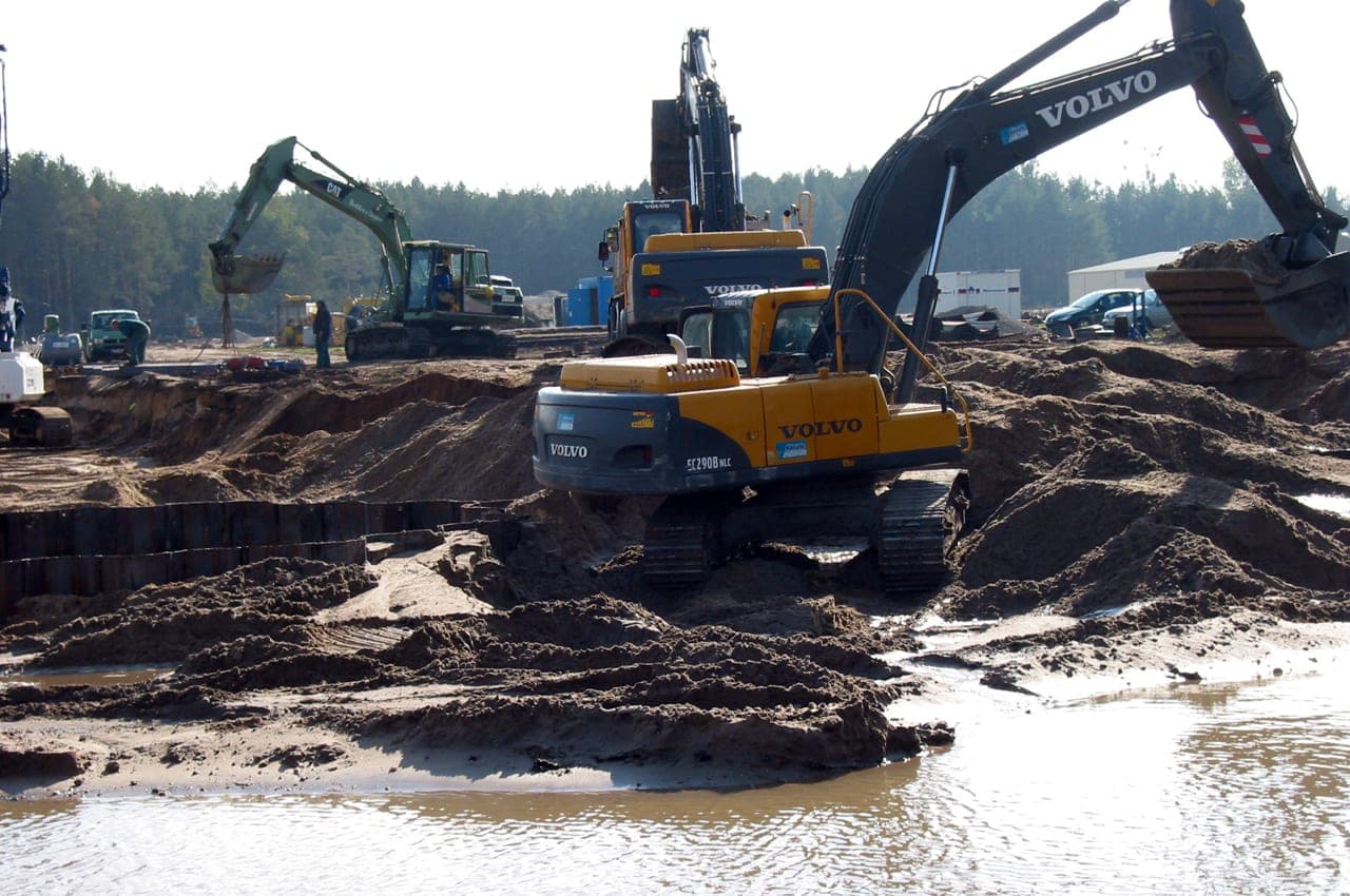 Erdarbeiten mit Wasserhaltung – Tiefbau Neuruppin