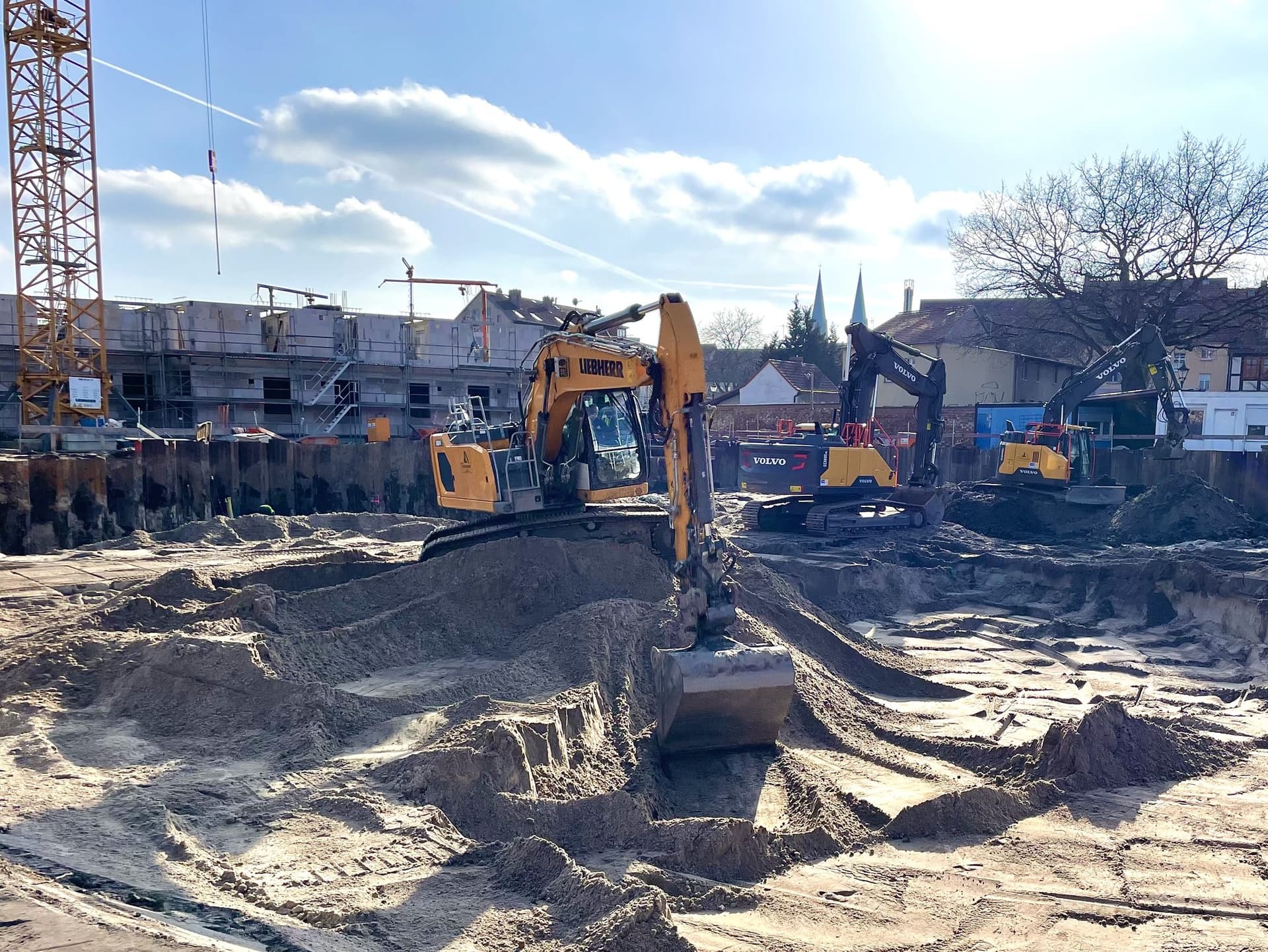 Baulogistik Lück – Maschinenpark und Fuhrpark im Einsatz Brandenburg