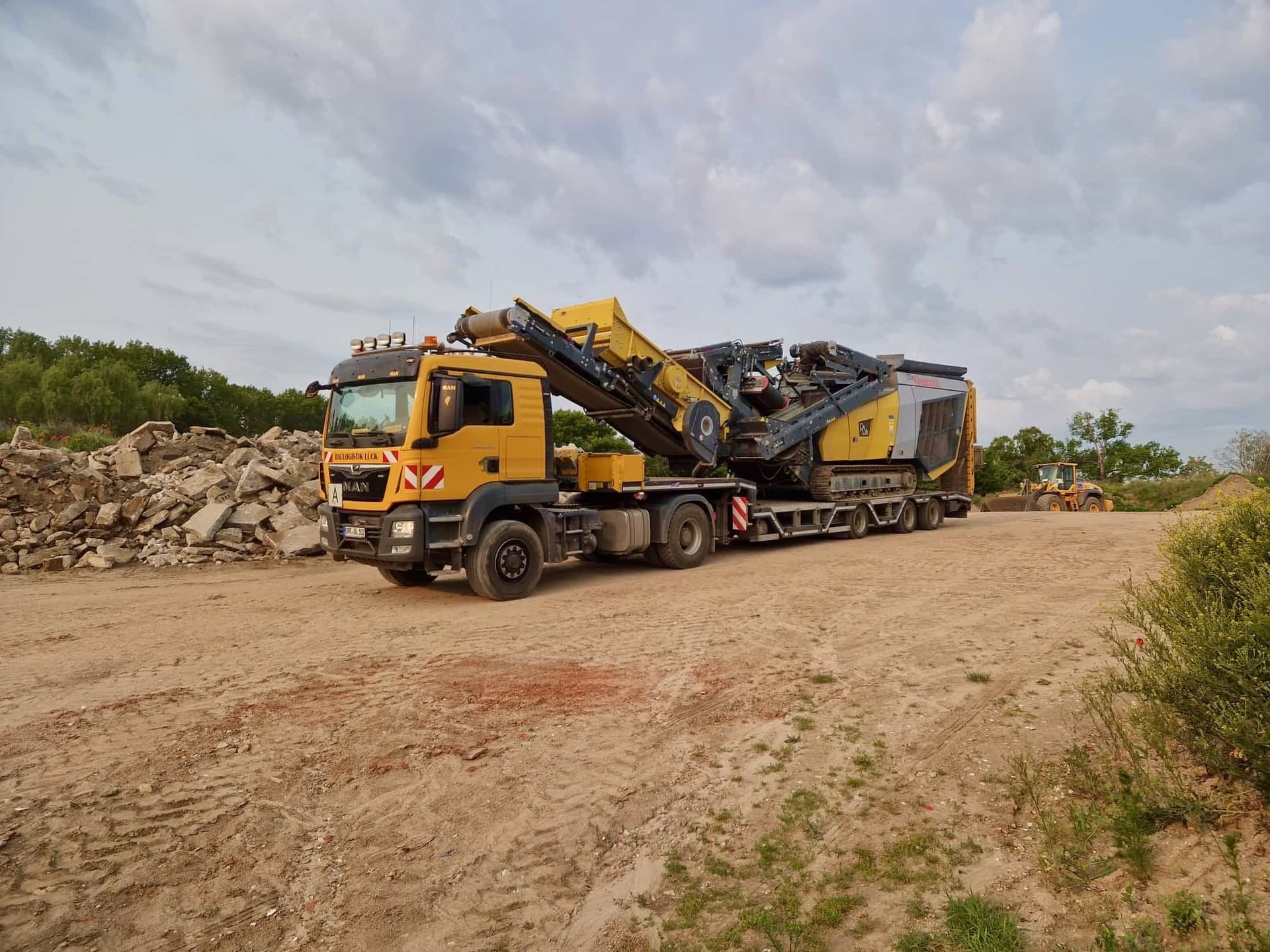 Baustoffrecycling – Baulogistik Lück Brandenburg