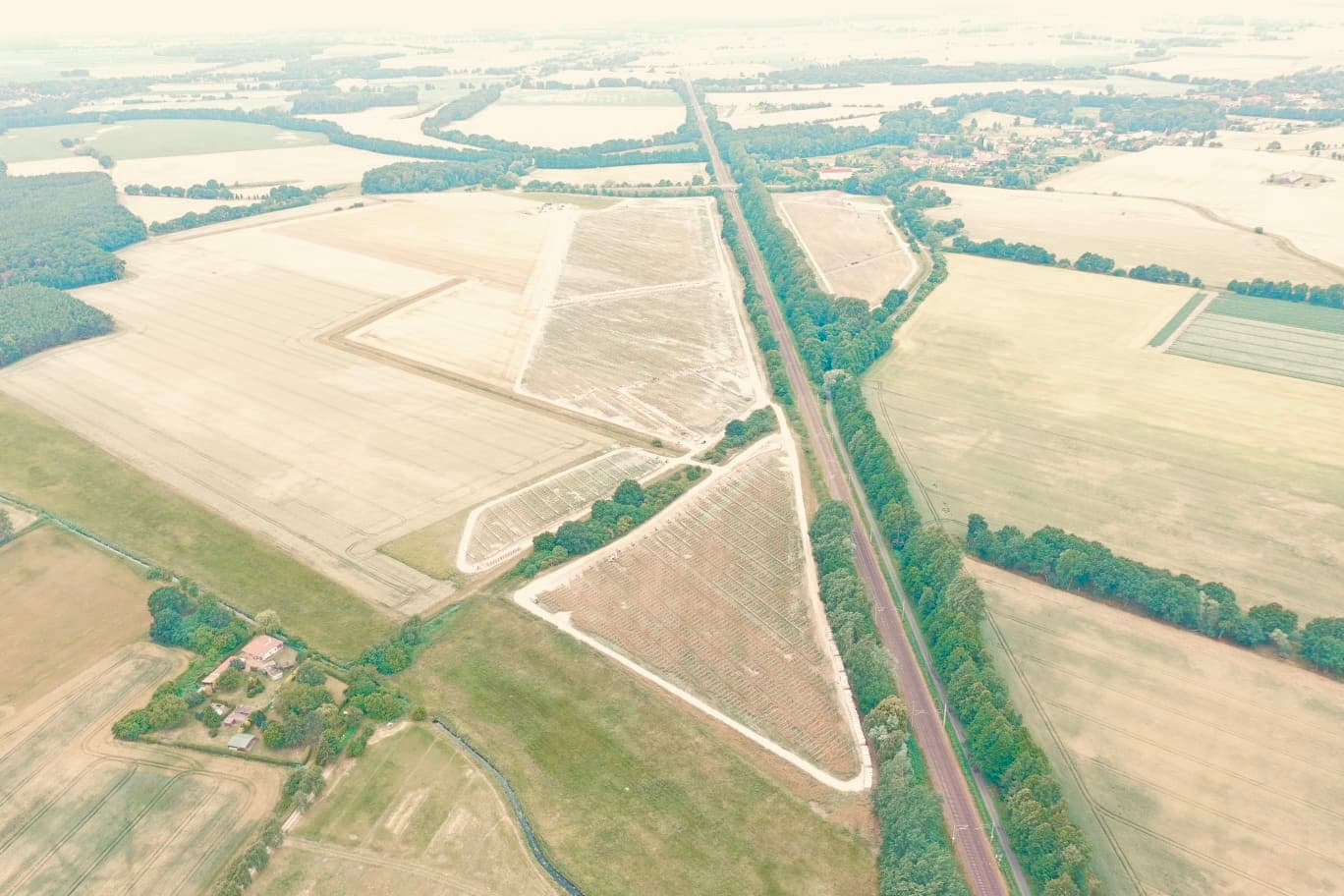 Wegebau Solarpark Neustadt Dosse – Bild 2